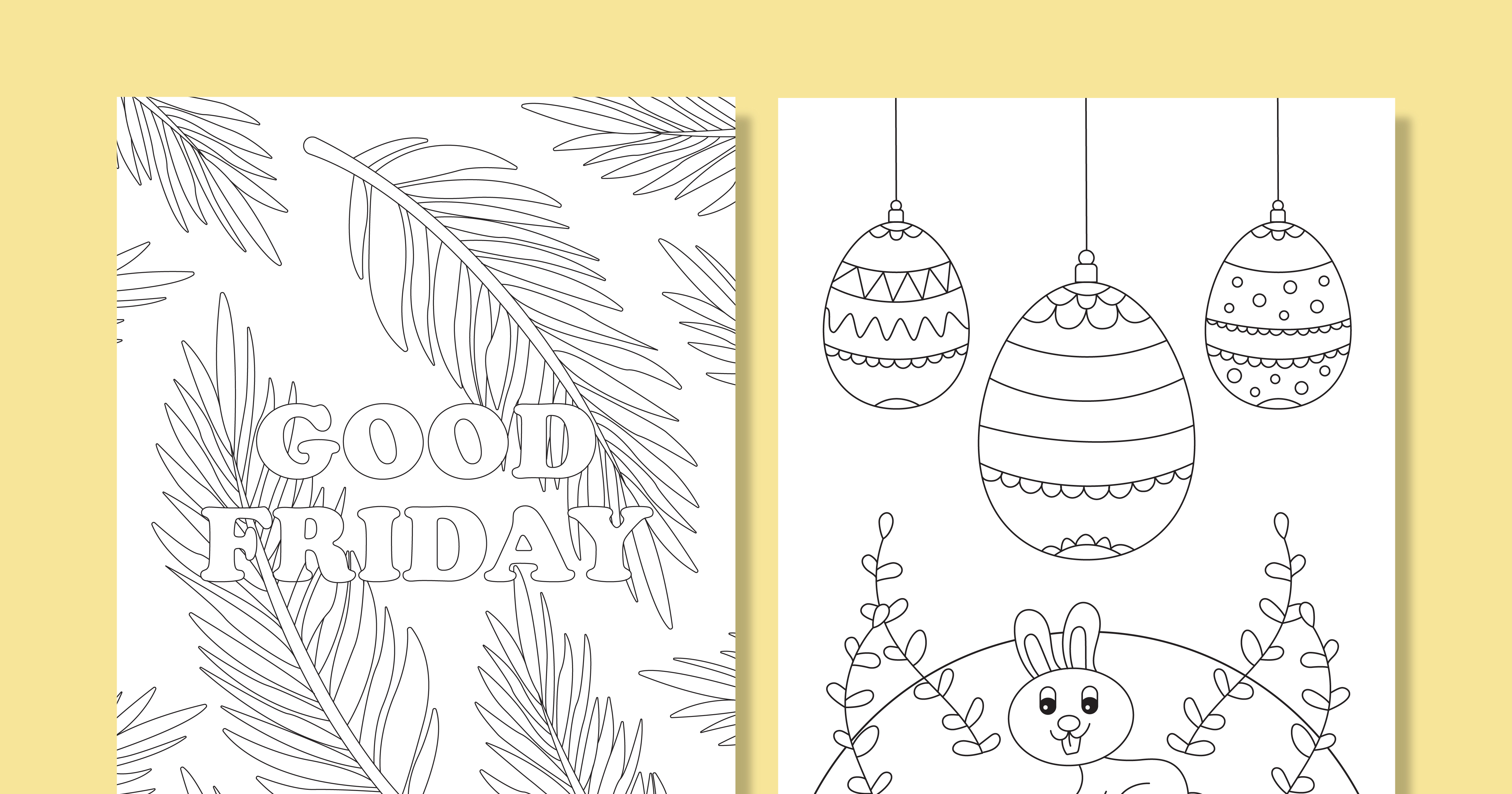 Good Friday & Easter Coloring Sheets | News | PurposeBank